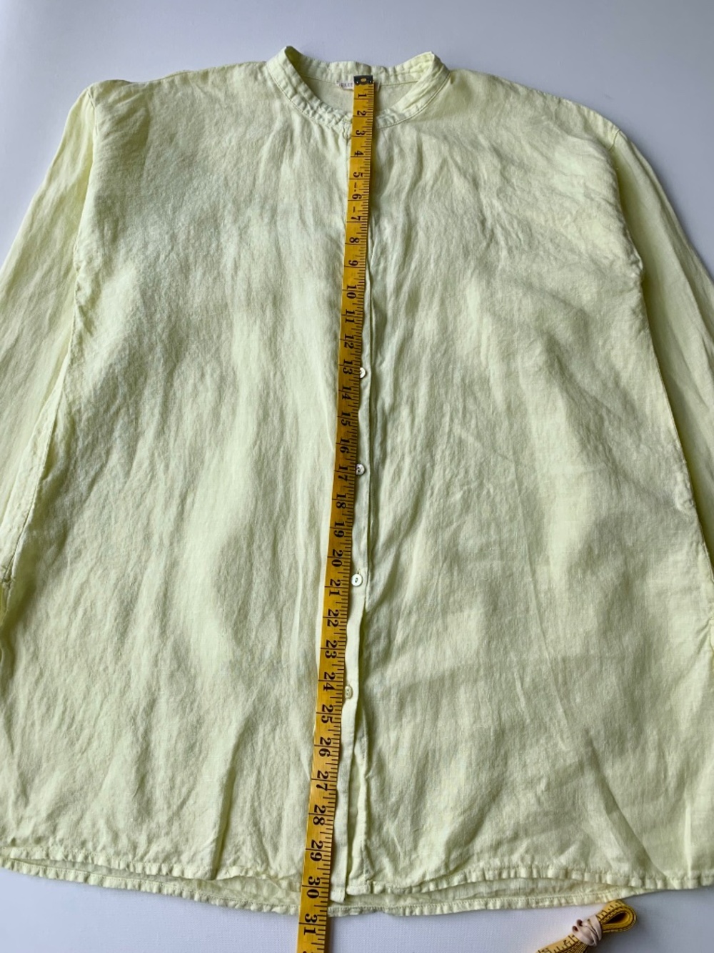 Eileen Fisher 100% Organic Linen Blouse size S Button down - Picture 6 of 9